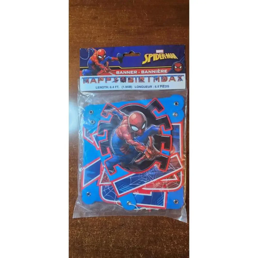 Marvel Spider-Man Themed Disposable Party Plates and Napkins Set